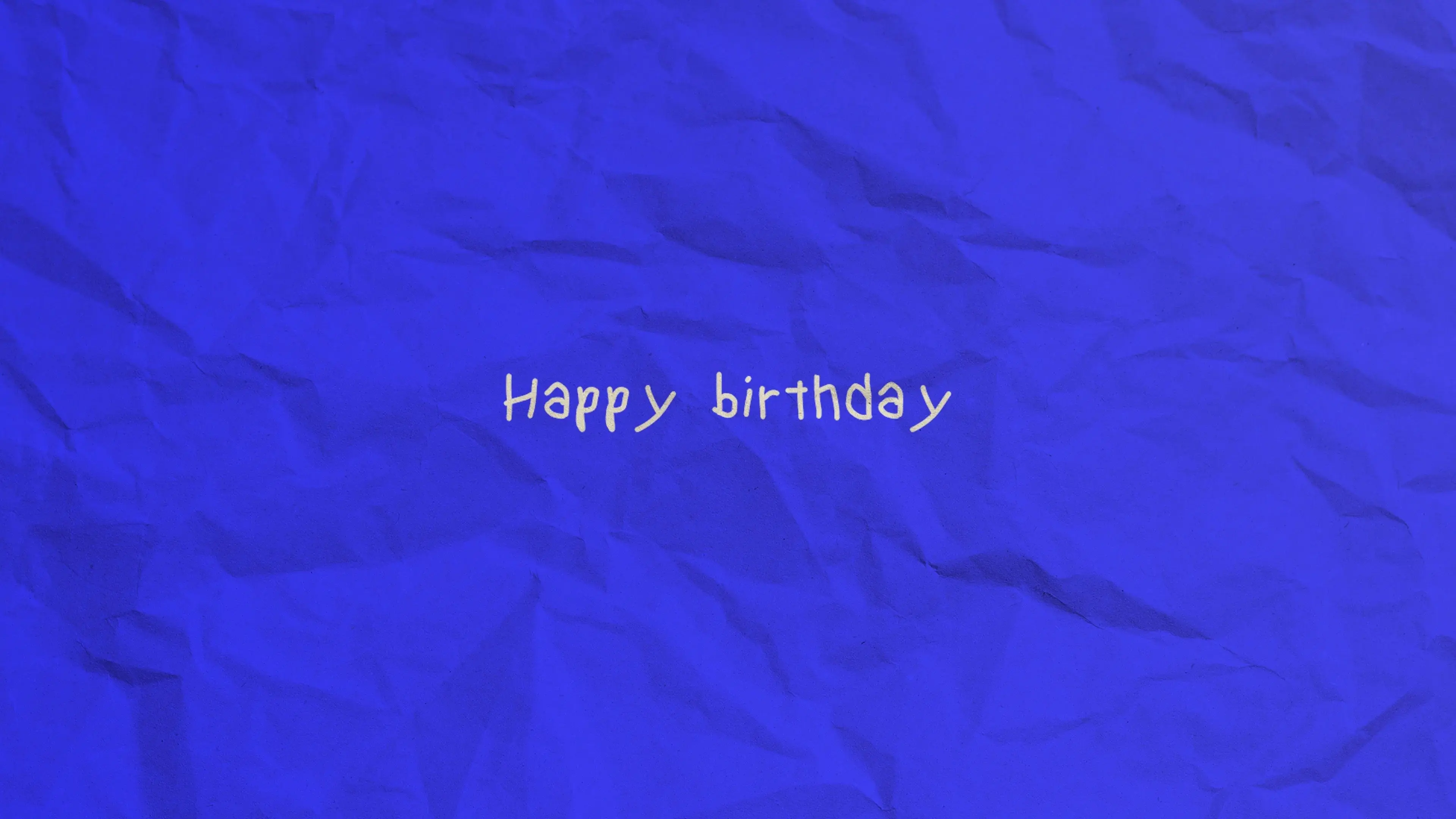 Happy birthday