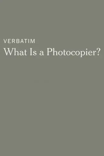 Verbatim: What Is a Photocopier?
